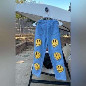 Kids Smiley Face Jeans 140/US 10